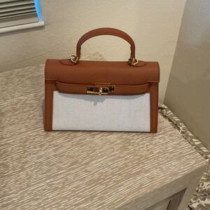 Mini handle top bag